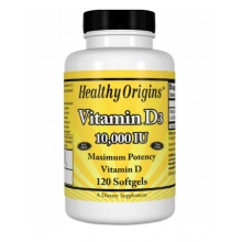  Healthy Origins Vitamin D3 10000 UI 120 