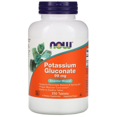  Now Potassium Gluconate 99  250 