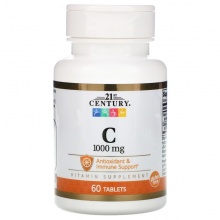Витамины 21st Century Vitamin C 1000mg 60 таблеток