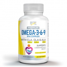  Proper Vit Premium Omega 3-6-9 EPA with CLA,GLA + ALA complex 120 