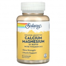  Solaray Calcium + Magnesium Amino Acid Chelate Complex 90 